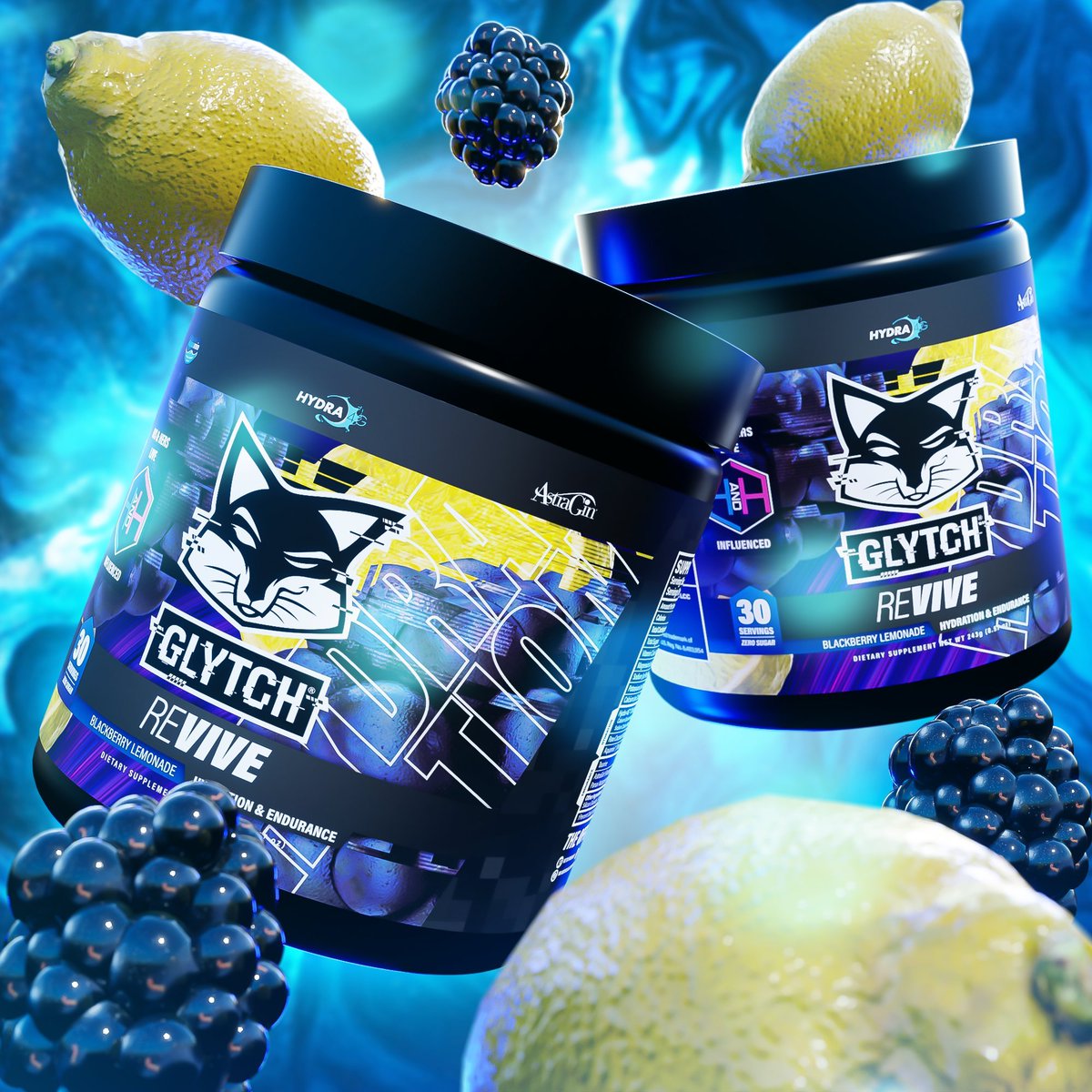 Need a REVIVE?? Our delicious blackberry lemonade post-game recovery drink has a delightful flavor that supports muscle, joint recovery, and cognitive function! Influenced by @HisandHersLive 😏 Rated ⭐⭐⭐⭐⭐ Take your post-game to the next level👇 glytchenergy.com/product/blackb…