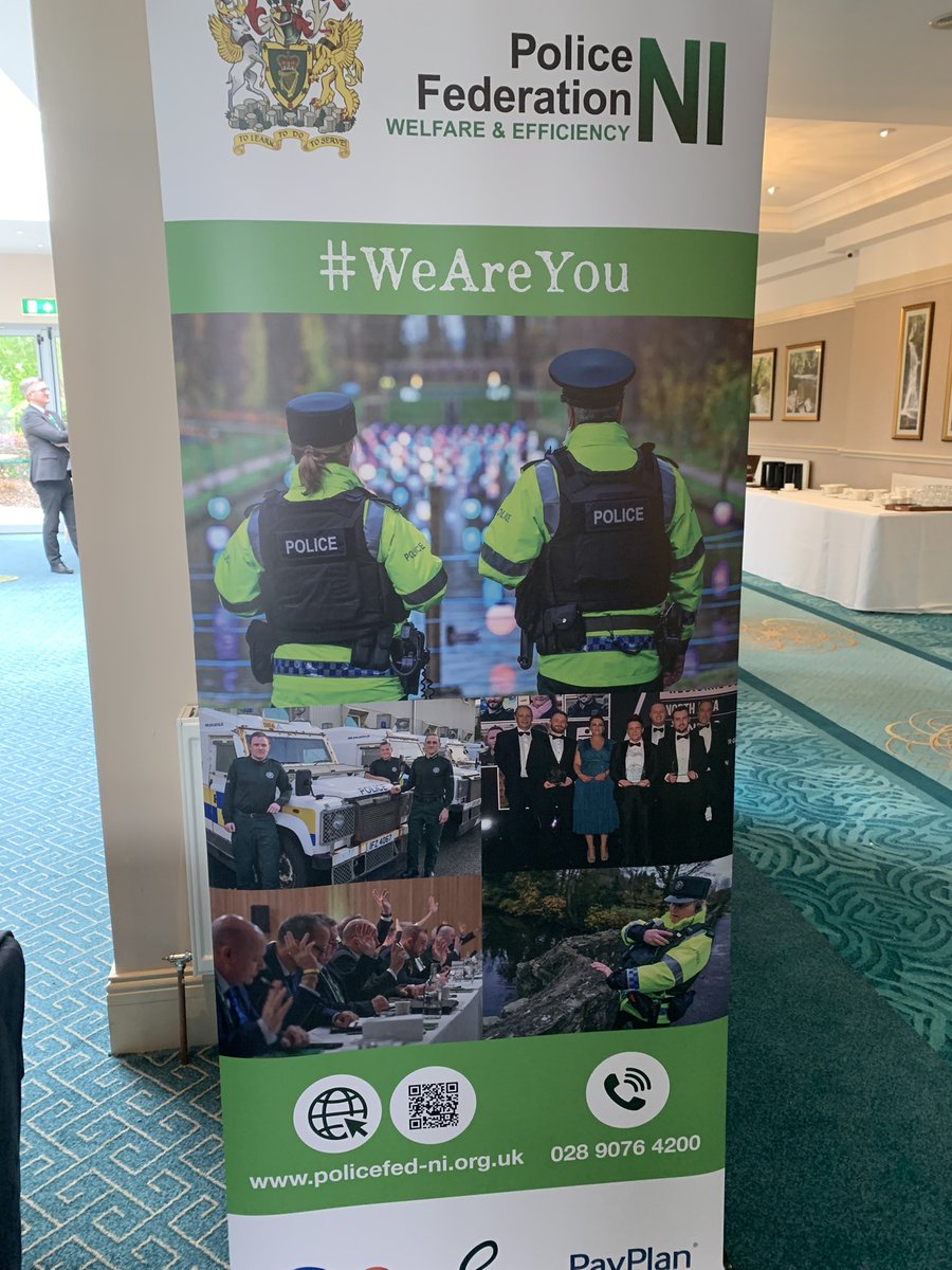 Great to be at the <a href="/PoliceFedforNI/">Police Federation for Northern Ireland</a> Conference yesterday and speak to many of the wider police family, talking with members about what <a href="/PRRTrust/">PRRT</a> services are available to retired and retiring officers.