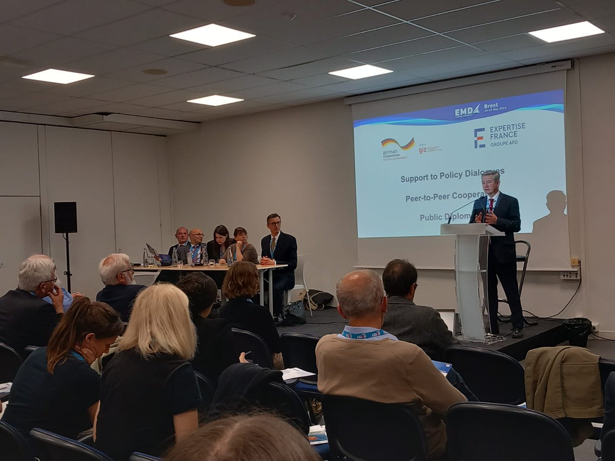 Great opportunity to present ESIWA at the European Maritime Days #EMD2023 in Brest, France in a panel discussion alongside colleagues from the <a href="/eu_eeas/">European External Action Service - EEAS 🇪🇺</a>, @GOGIN_project, <a href="/IRSEM1/">IRSEM</a> and <a href="/CrimarioII/">CRIMARIO II</a>