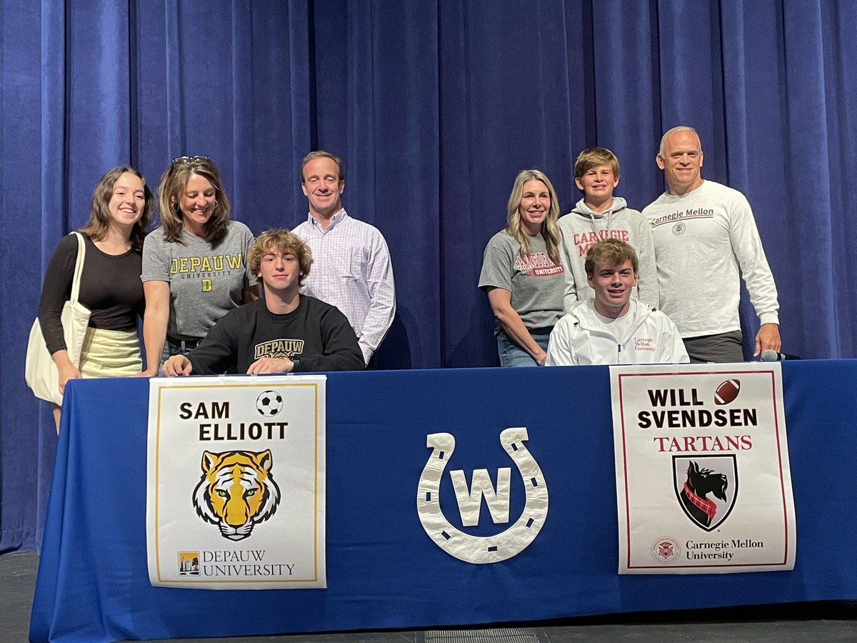 WyomingSports's tweet photo. Congratulations to Will and Sam. Your impact on this school, athletics, and community is truly Elite! The Wyoming Family is so proud of your accomplishments! https://t.co/hAp6bLBOmi
