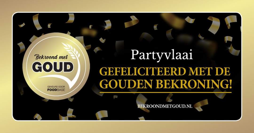 Van harte gefeliciteerd PartyVlaai! Zowel jullie #Appelkruimelvlaai als #Kruisbessenschuimvlaai zijn #Bekroond met Goud! 😃
bekroondmetgoud.nl/bekroonde-bakk…  #PartyVlaai #ambachtelijk #Waalwijk #traktatie