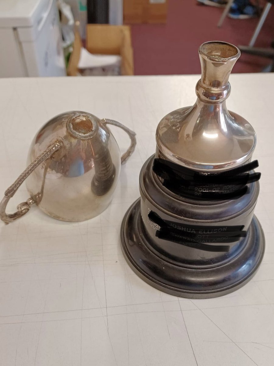 Hi…just wondering if anyone can help us with a trophy repair?

It was given by parents of U9 boy, who sadly died of leukaemia, to award an U9 every year. It’s 25 years old now &amp; a bit unwell ☹️. Been quoted c£200 to fix which is more than a new one…but we’d like to try keep it?