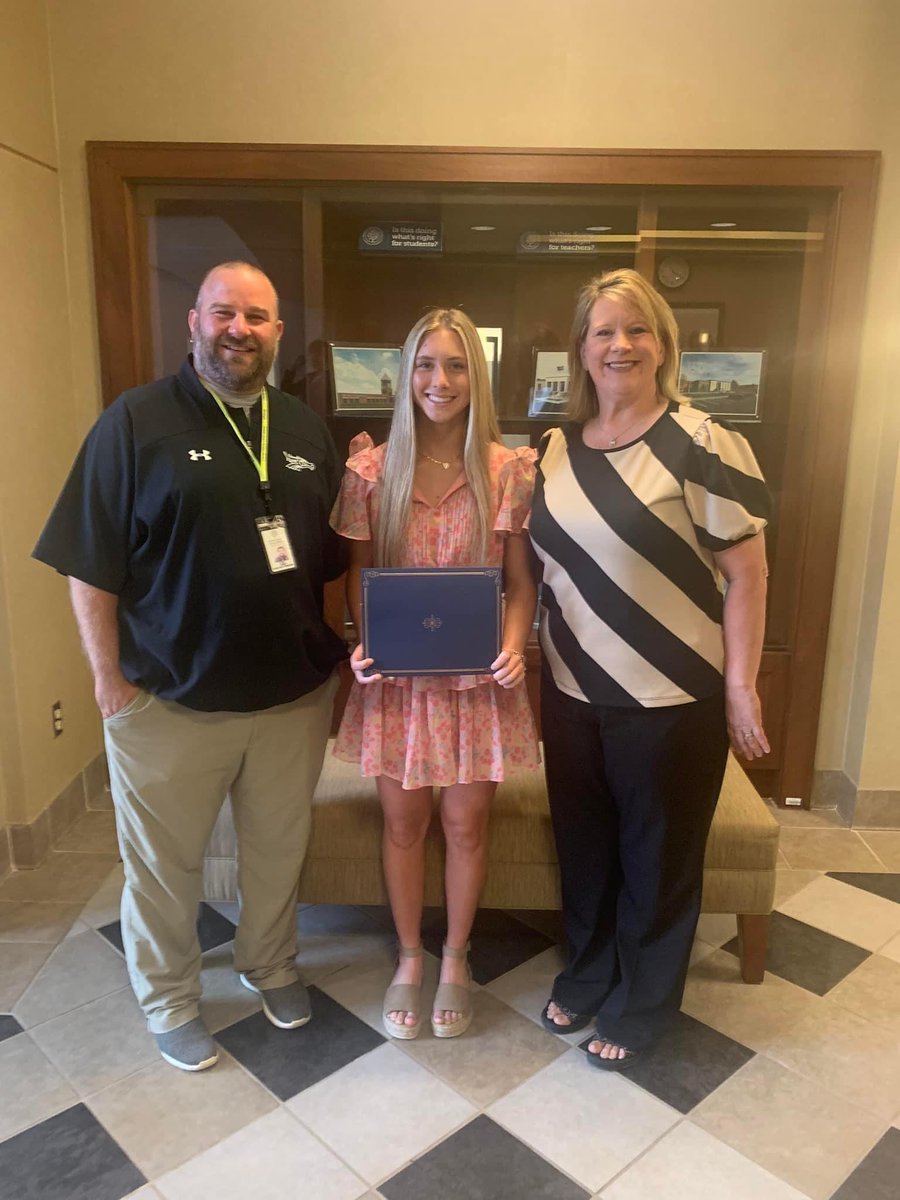 Honored to be chosen as the District Secondary Student of the Month for May. 💚🤍🖤<a href="/PHSDragons/">Pisgah High School</a>