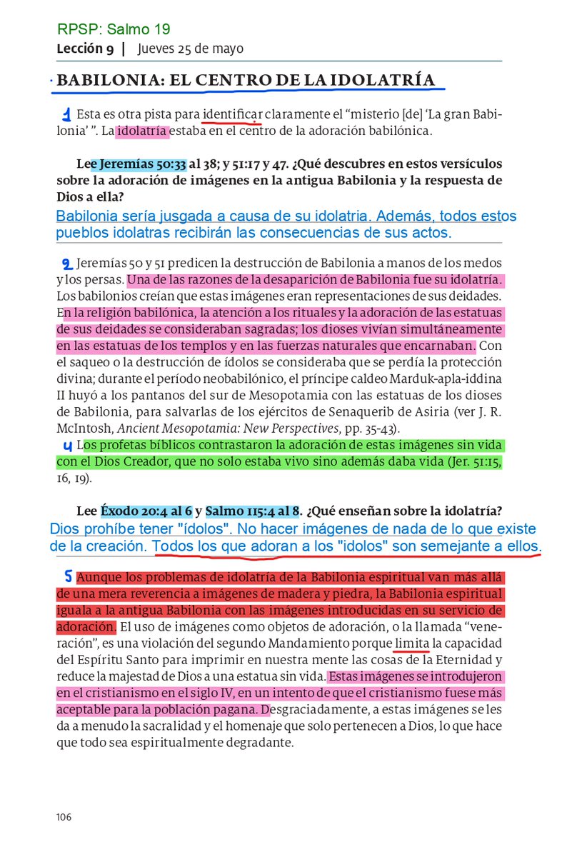 Existió la Babilonia histórica la cual era una nación idolatra. Hoy existe una Babilonia espiritual la cual enseña y practica la idolatría como medio para llegar a Dios. #LESAdv