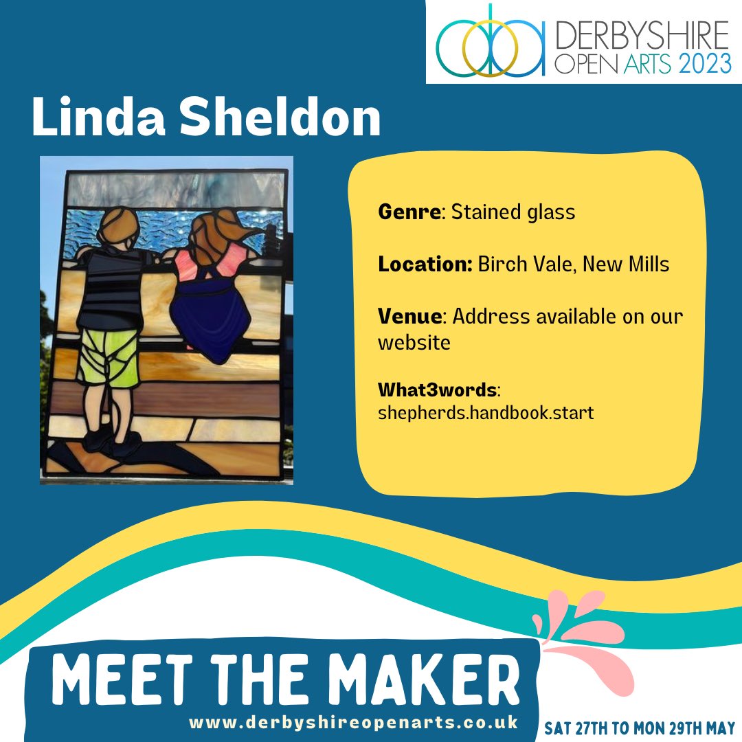 Meet the Maker: Linda Sheldon
“Creating unique, sometimes quirky stained glass sun catchers, ornaments and art panels, 
incorporating wirework, beads or wood, using copper foil or leaded methods.”
#lindasheldon #birchvale