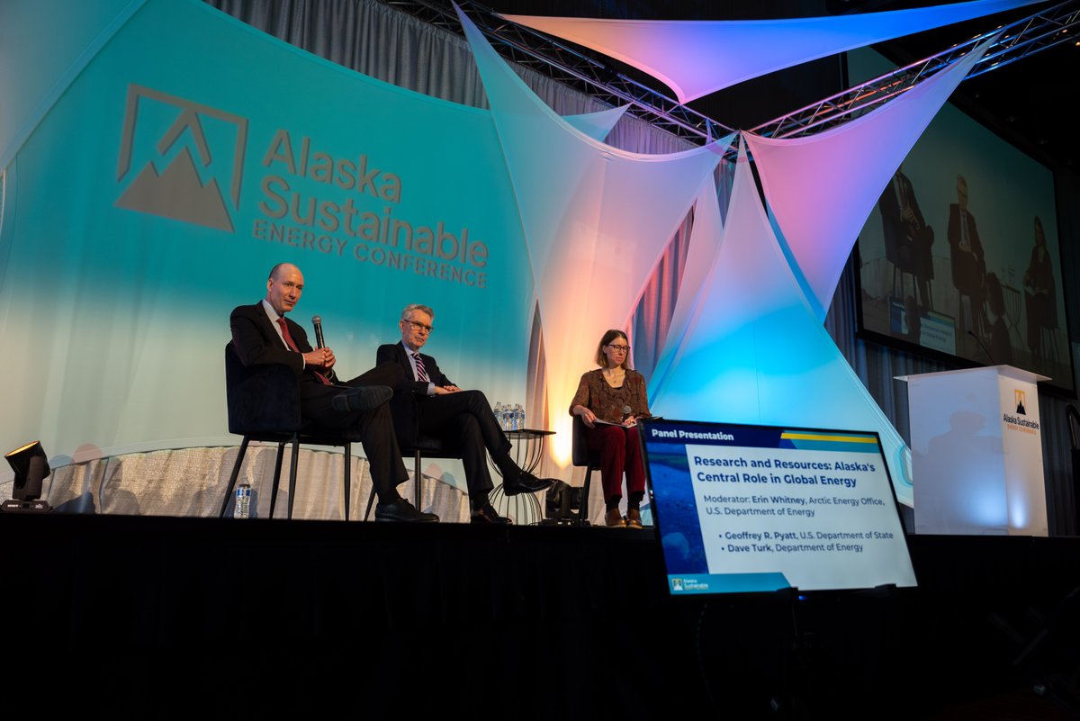 DOEIndianEnergy's tweet image. We&apos;ve had a great time at the Alaska Sustainable Energy Conference @ASEC_2023 this week! Our team has been chatting with attendees, sharing information about our partnerships with tribes and Alaska Native villages on their clean energy journeys.  #ASEC2023