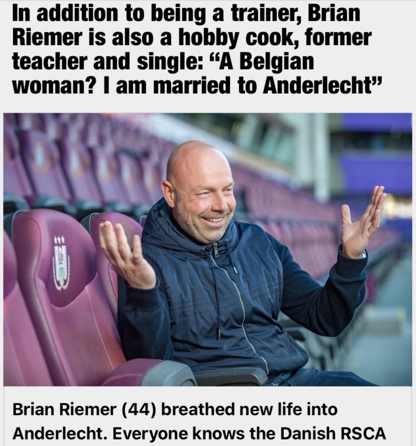Mauveside's tweet photo. Some coaches value loyalty a bit more than others 😉

#InBrianWeTrust #RSCA https://t.co/6SBCKgB75x