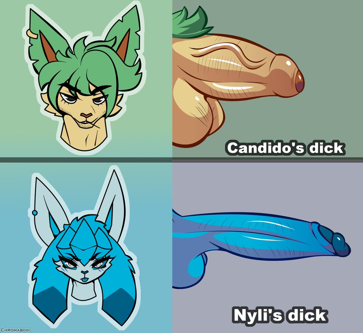 Chromaboiii's tweet photo. Dick's comparison

It's hard to choose between a thick and a long one! https://t.co/FFbqf90uHE