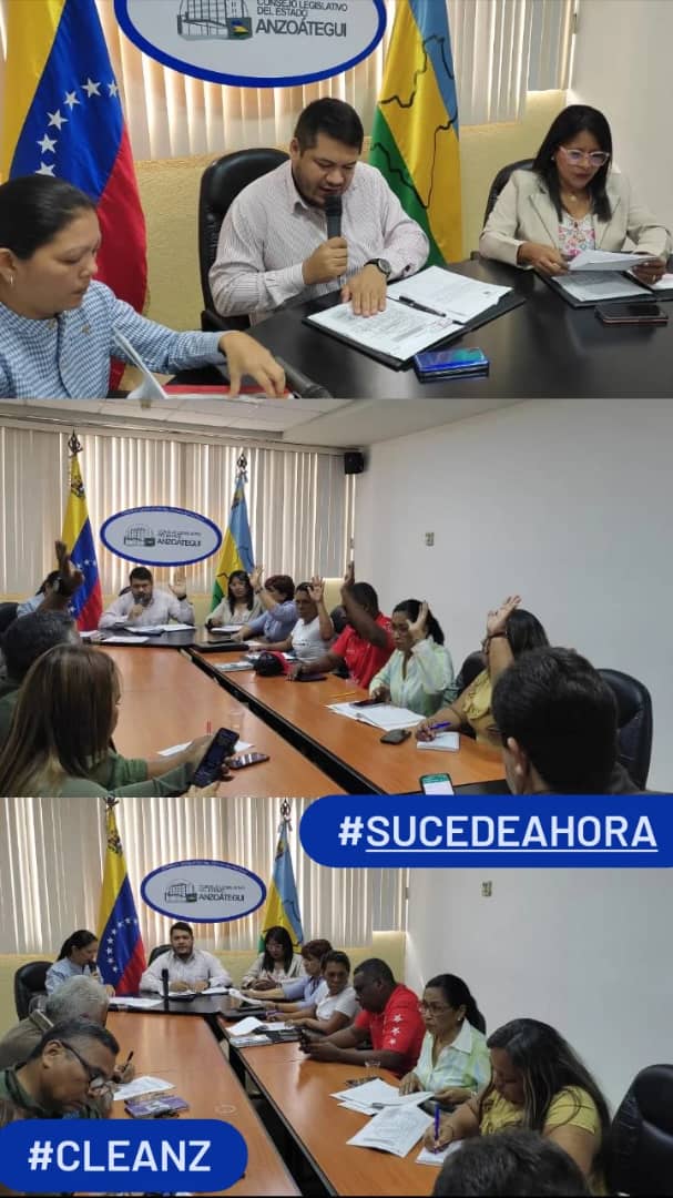 MaraimaWilliam's tweet photo. #Cleanz #ÚltimoMinuto #25Mayo A solicitud del gobernador del estado Anzoátegui, Luis Marcano, legisladoras y legisladores del Cleanz, aprueban por unanimidad Bs. 5.985.531,79 para atender diversos requerimientos que permitan dar continuidad a la gestión de gobierno. https://t.co/xoqmXC7LGI