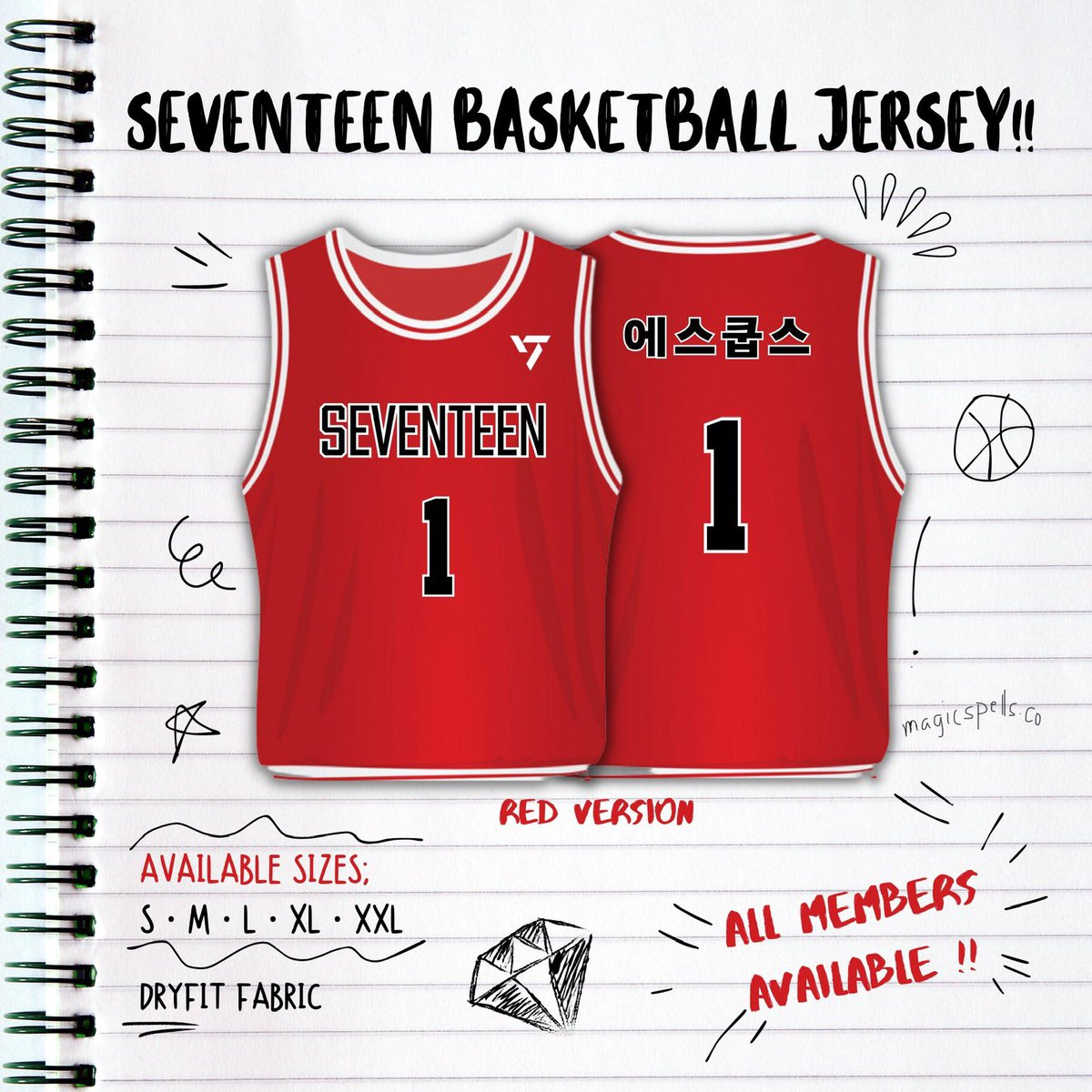 magicspells_co's tweet photo. ⋆.ೃ࿔*:･SEVENTEEN GAME CATERERS BASKETBALL JERSEY

— 440php / $8
— dop & doo : june 10
— dtf print
— twt order form : https://t.co/dUdlzRqHrL 

Shopee: https://t.co/paxaij3lJX
Tiktok shop: https://t.co/jih7mFAtVr

— worldwide shipping (will accept GOs from other countries, just dm to negotiate)

✧.* ww wts lfb ph my ina usa sg svt bk kr scoups jeonghan joshua jun hoshi wonwoo woozi the8 mingyu dk seungkwan vernon dino