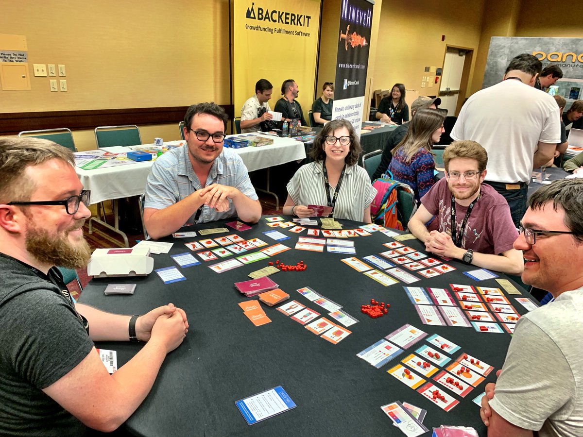 Gen_Con's tweet photo. There are still tickets available for First Exposure Playtest Hall (FEPH)! Games that were played in the FEPH last year may now be in production and being sold at Gen Con this year! 
 
Get your FEPH tickets today! 🔗 https://t.co/x9ijn0X60T

#GenCon #GenCon2023 #GenConFEPH https://t.co/sFNcnu0Gvu