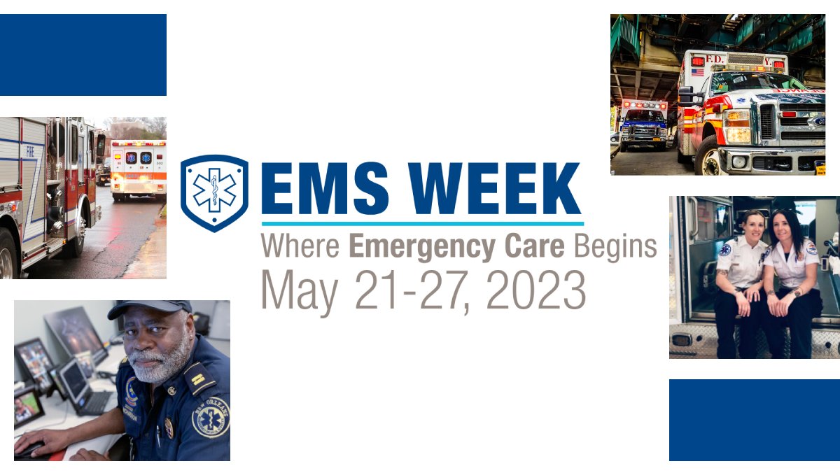 In 1974, President Gerald Ford authorized EMS Week to celebrate EMS practitioners and the important work they do in our nation's communities. Learn more about the history of EMS Week and help us spread the word. buff.ly/40FxTsj #emsweek #emsstrong