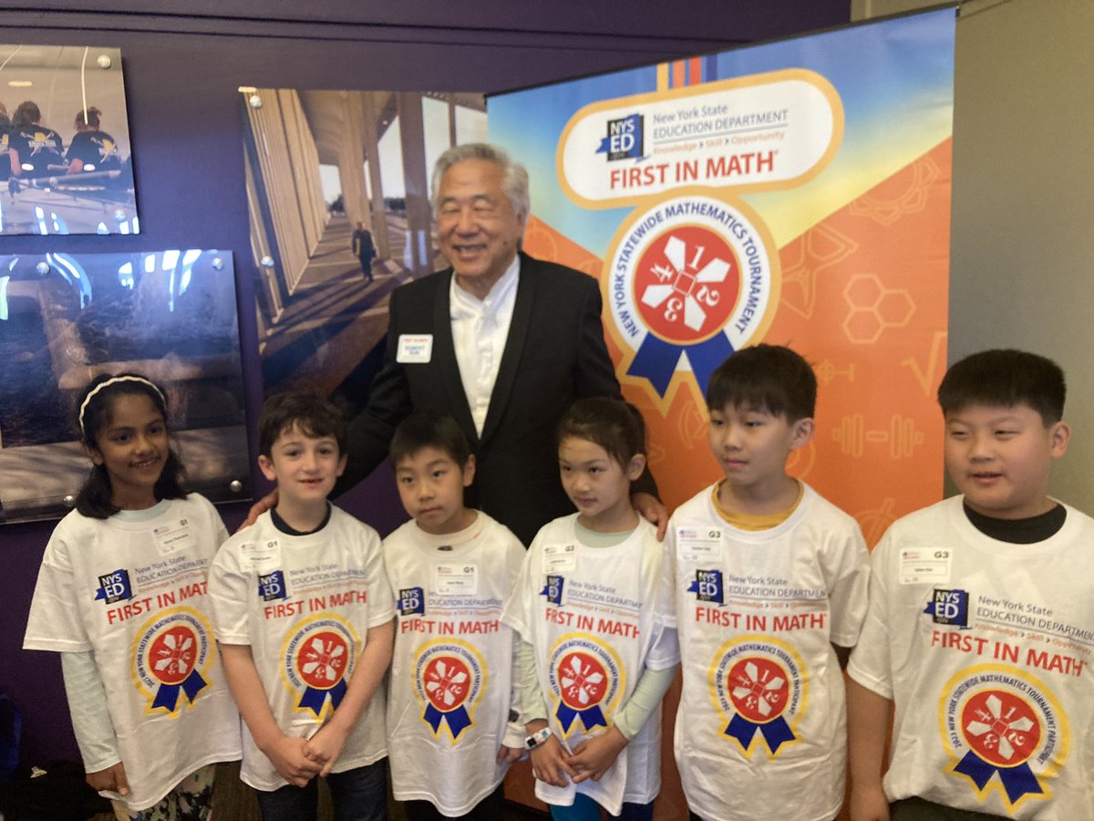 3vcsd's tweet photo. Three Village made its mark in Albany at the First in Math Statewide Math Tournament! Nassakeag Elementary School students came in first place for all of third grade in New York State, whereas W.S. Mount Elementary School students came in second place for first grade. https://t.co/BVlHldBYCS