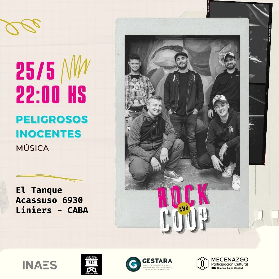 ☢️ HOY vamos a estar participando de la 1ra edicion de Rock and Coop. !!!

Te esperamos en @eltanquecultural
Acasusso 6930 ,Liniers,CABA

Apartir de las 17:00 hs Entrada Libre y Gratuita . MUCHAS ACTIVIDADES para Divertirse

"Un corazón que se duerme 
se olvida de latir.."