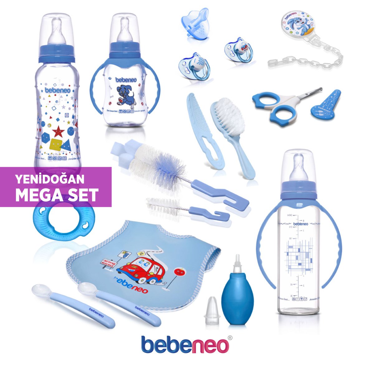 BEBENEO MEGA SET Mega Setteki tüm biberonlar camdır. Biberon emzikleri yumuşak silikondan üretilmiştir. Ürünlerimizin hiçbirinde BPA yoktur. Kullanılan tüm malzemeler sağlıklıdır. Steril ortamda hijyenik bir şekilde üretilmektedir e-bebeneo.com #biberon #biberonseti
