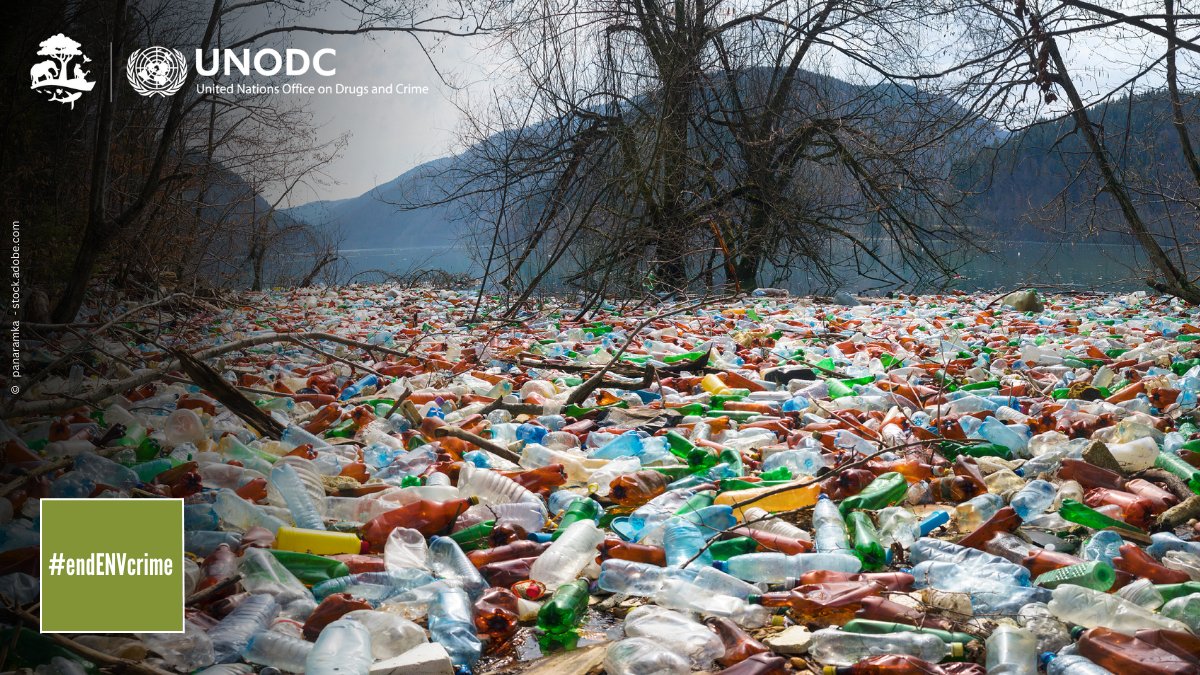 The waste sector is responsible for 10% of global greenhouse gas emissions.
Combating waste trafficking & environmentally sound management of waste can contribute to reducing emissions. 
UNODC promotes a circular economy as a strategy to #endENVcrime ➡️ bit.ly/40jrFPA