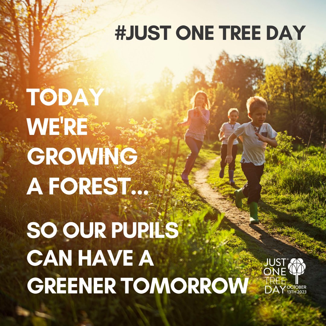 SydenhamHigh's tweet photo. Pupils can wear one item of green with/over their school uniform tomorrow if they donate Β£1 towards @JUST_ONE_Tree . With schools worldwide joining together to collectively reforest & restore our planet, it's an exciting event that everyone can participate in!
#JustOneTree https://t.co/uB4dE5JB2K