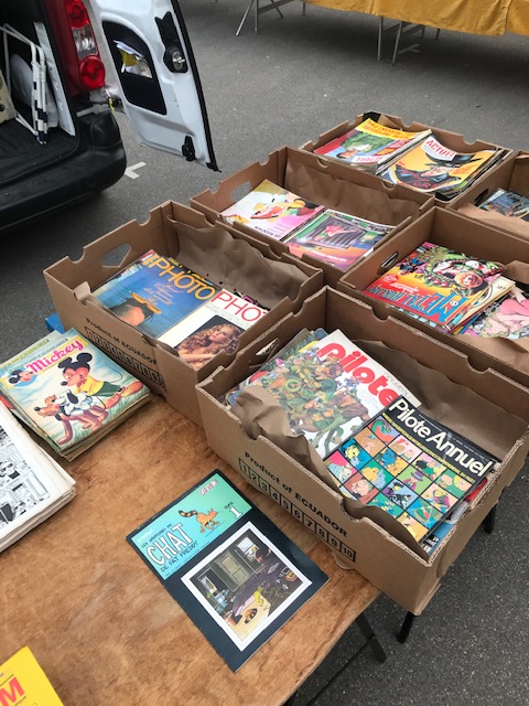jcmarchon's tweet photo. Samedi 3 juin 2023  et tous les mercredi et samedi de juin 2023 - Nouvel arrivage de BD, comics, magazines, comix des années 1050-1970

Marché du vintage - Plaine de Plainpalais-Genève  

Places 1053-1055 - 8-13 heures - Parking sous-terrain à disposition https://t.co/HkfwlsFLxZ