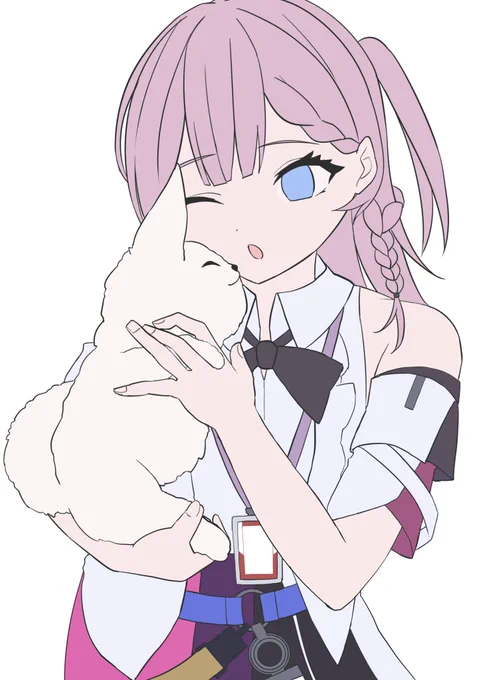 かわいいのダブルアタック進捗 クオリティとかってよりペットキャラを描きたかっただけ