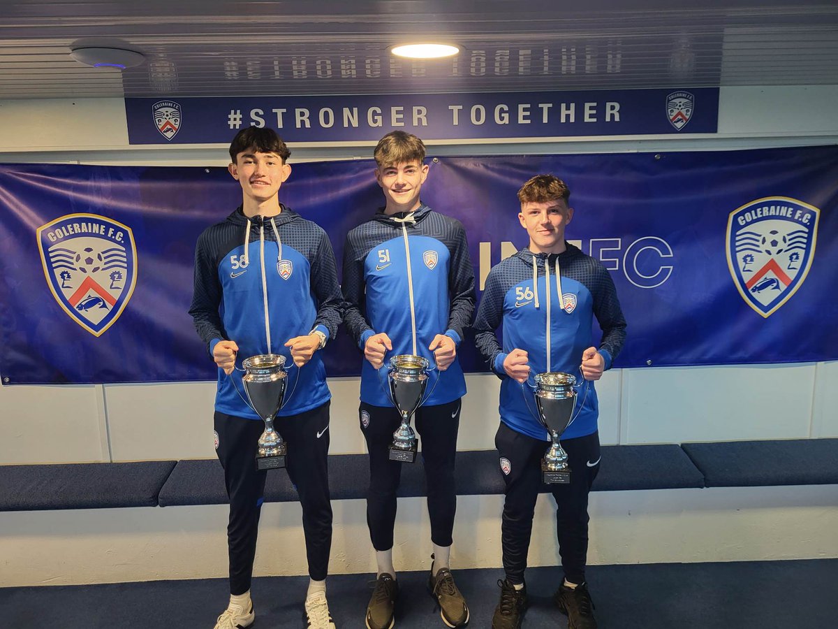 ColeraineFC's tweet photo. 𝗦𝗘𝗡𝗜𝗢𝗥 𝗔𝗖𝗔𝗗𝗘𝗠𝗬 𝗣𝗥𝗘𝗦𝗘𝗡𝗧𝗔𝗧𝗜𝗢𝗡

The Senior Academy presentation evening celebrated the efforts of our U16s, U18s &amp; U20s as the current NIFL Academy season draws to a close.

Read all about it ⤵️ #COTB

👉 https://t.co/tDhHSBmYmz https://t.co/d1qmJK1sYz