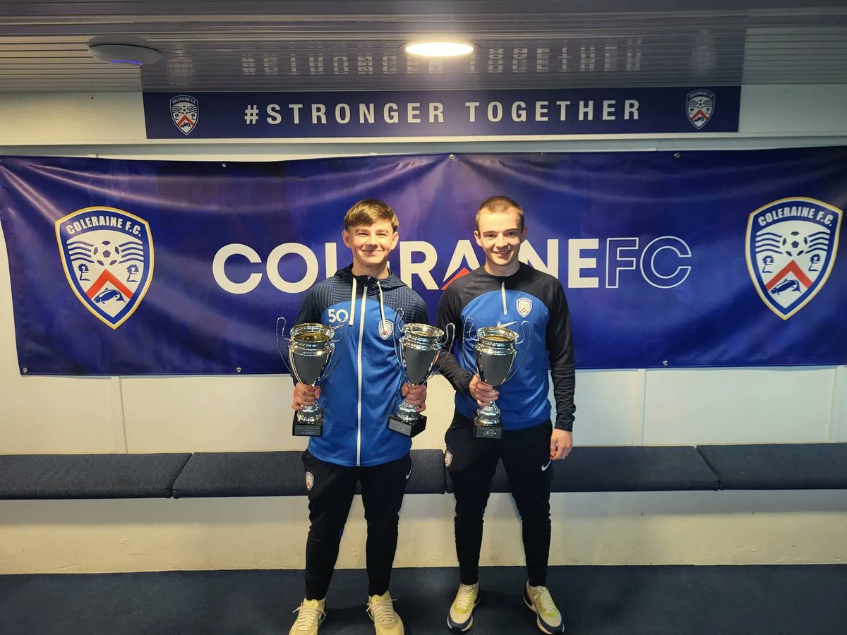 ColeraineFC's tweet photo. 𝗦𝗘𝗡𝗜𝗢𝗥 𝗔𝗖𝗔𝗗𝗘𝗠𝗬 𝗣𝗥𝗘𝗦𝗘𝗡𝗧𝗔𝗧𝗜𝗢𝗡

The Senior Academy presentation evening celebrated the efforts of our U16s, U18s &amp; U20s as the current NIFL Academy season draws to a close.

Read all about it ⤵️ #COTB

👉 https://t.co/tDhHSBmYmz https://t.co/d1qmJK1sYz