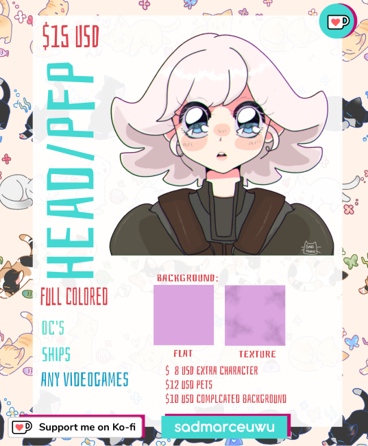 SadMarceuwu's tweet photo. Hello friends, I am starting to schedule commissions again, as always 10 slots available, any kind of support are welcomed, like and rt.
 the commissions gonna be opened until may 31
for more info Dm me
#commissionsopen #commissionsheet  #digitalart #digitalpainting https://t.co/3KCdyaz2kA