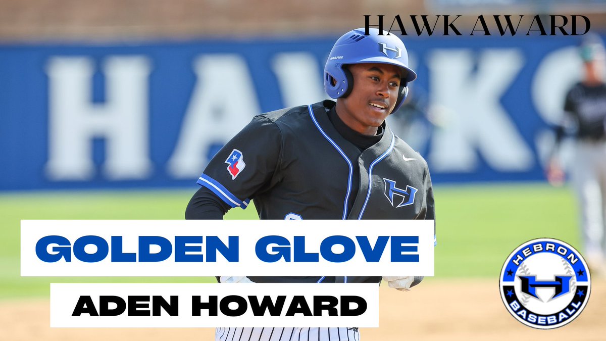 Congratulations 2023 Hawk Golden Glove winner @AHoward24_ !
#HPND

📷 @KOfotog