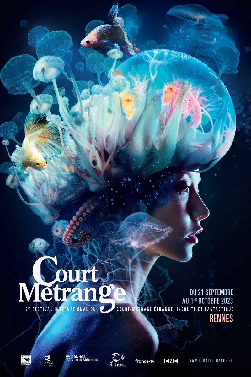 " Comme un poison dans l'eau "
L'Or bleu, immensité de fiction et ressource de vie
Bienvenue dans les profondeurs de l'édition 2023 de Court Métrange 🐟🐳
➡ Du 21 septembre au 1er octobre.
➡ Du 26 septembre au 1er octobre : Compétition + Village Métrange. 
<a href="/AgenceKerozen/">Agence KEROZEN</a> 🩷🩷