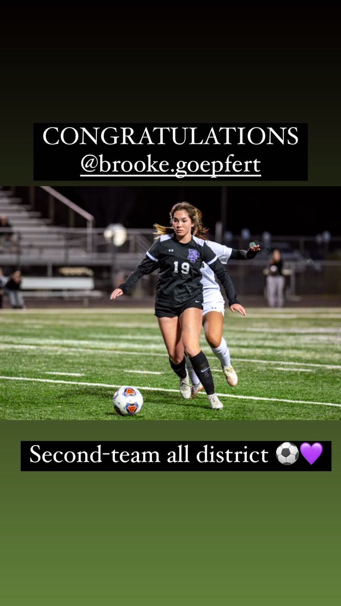 Congrats to our girls!💜⚽️