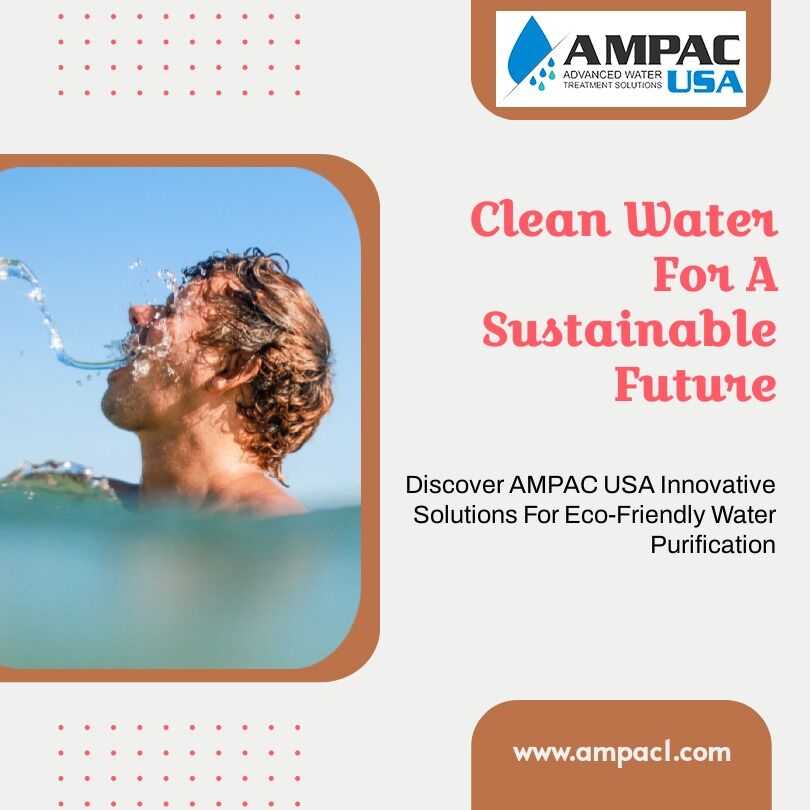 Join us in our commitment to environmental responsibility and sustainable practices. Contact us to learn more about our water purification systems and how they can benefit your business.

Visit us: bit.ly/3jfrGNP

#waterfiltration  #waterpurification   #AMPACUSA