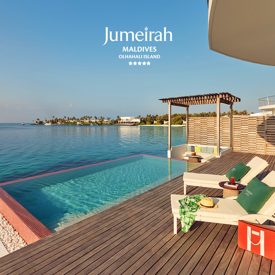 Calling all luxury seekers! 🌴Get ready to be swept away by the sheer beauty and luxury of the Jumeirah Maldives Olhahali’s Water villa with pool. <a href="/Jumeirah/">Jumeirah</a>  𝐄𝐧𝐪𝐮𝐢𝐫𝐞: bit.ly/3MWy92q 
📷𝐂𝐚𝐥𝐥: 𝟎𝟐𝟎𝟖𝟕𝟎𝟓𝟎𝟏𝟏𝟓

#travel #maldives #couplewhotravel #honeymoon