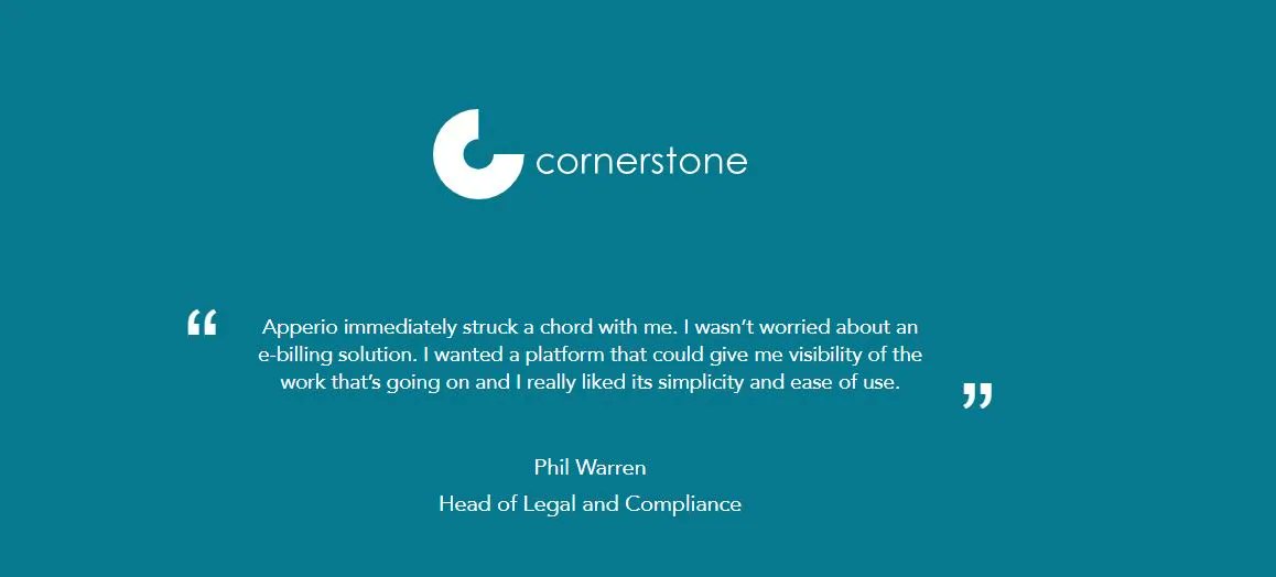 “The single biggest driver was having transparency and clarity on what we’re spending. We needed to know what was being spent, where it was being spent and have the ability to manage that with real-time access." 

>>> buff.ly/421f1od   

#legal #legalops #legaloperations