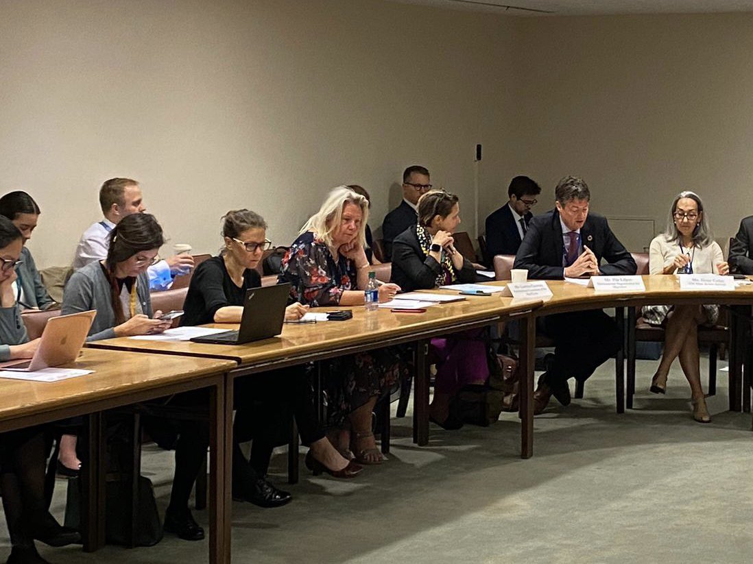 Important discussions during today's side event on 'Protecting the Environment is Protecting Civilians' 
on the margins of the #PoCWeek2023. Highlighted the grave consequences for civilians facing the combined impacts of conflict and climate hazards.