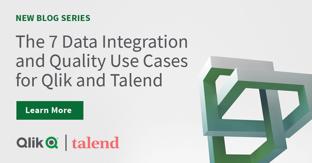 Data integration and quality just got a major boost with the powerful combination of Qlik and Talend solutions. Check out this article highlighting seven impactful scenarios where these technologies come together to solve business problems. infl.tv/mrMx