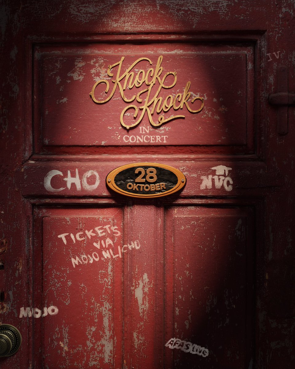 Morgen om 12:00 start de kaartverkoop voor ‘Knock Knock’ In Concert via mojo.nl/cho Wie zie ik daar? 🚨