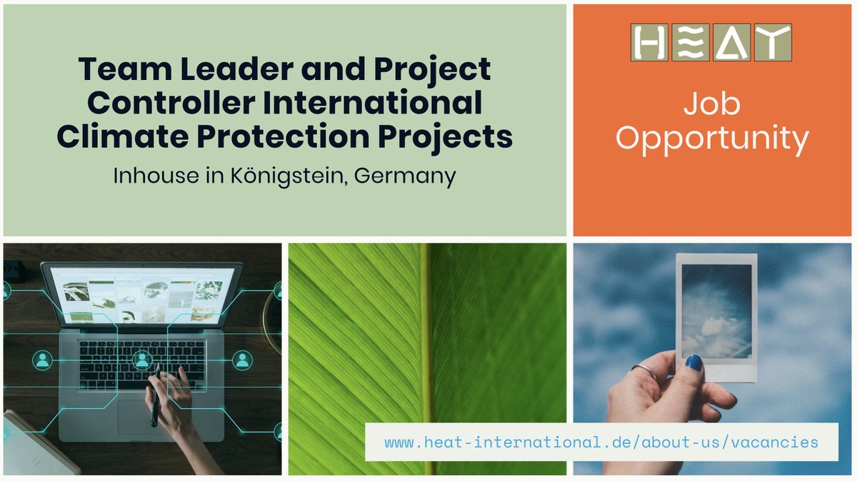 Exciting #job opportunity in our HEAT GmbH head office in Königstein, Germany. 
Come join us as our new admin team lead &amp; project #controller! More info here heat-international.de/about-us/vacan…
#Jobs 
#teamlead
#climate

@GFA_CG