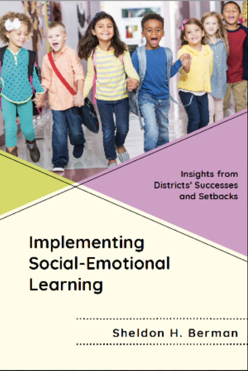 Congrats to Dr. Sheldon Berman, ERDI Superintendent Emeritus, who just published his new book,  Implementing Social-Emotional Learning: Insights from Districts’ Successes and Setbacks. A giant in the SEL world, this is a must read for educators! amazon.com/Implementing-S…