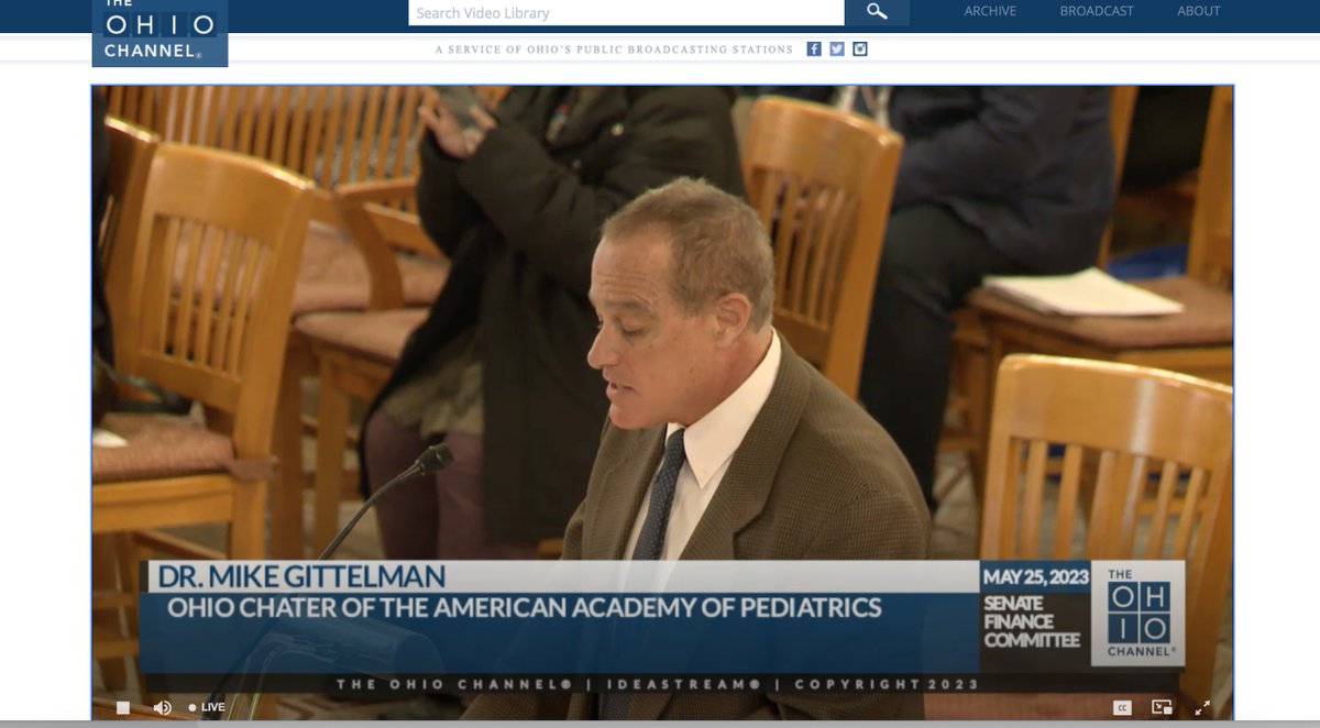 Thank you to Dr. Mike Gittelman for testifying on behalf of the Chapter’s #StoreItSafe program today in Senate finance. If approved, this appropriation would provide funding to take the program to a new level in terms of spread and reach to Ohio’s families.