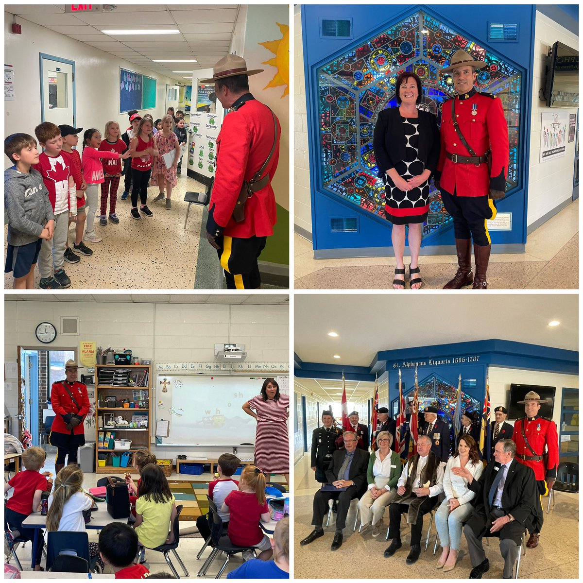 We were so blessed to have Inspector Tim Dell’Anna from the RCMP Toronto North Detachment with us this morning! He even visited some of our youngest students! <a href="/PVNCCDSB/">PVNCCDSB</a> #blessed #thankyou