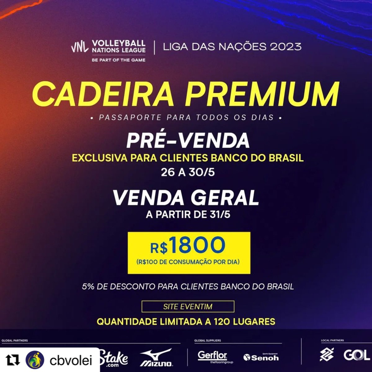 Canil da Koga on Twitter "RT sfvupdate 🚨 ALERTA INGRESSOS VNL