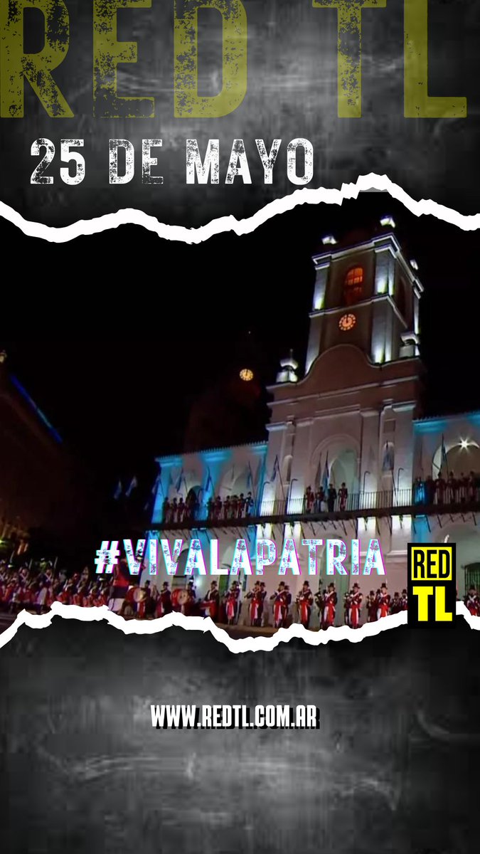 redtl1055's tweet photo. 📢 Feliz día de la patria!!!
📻 #RedTL 105.5MHz
📲 Radios - Mariatti Medios
💻 https://t.co/4dLovZE5Yb https://t.co/O5BBEEi5Az