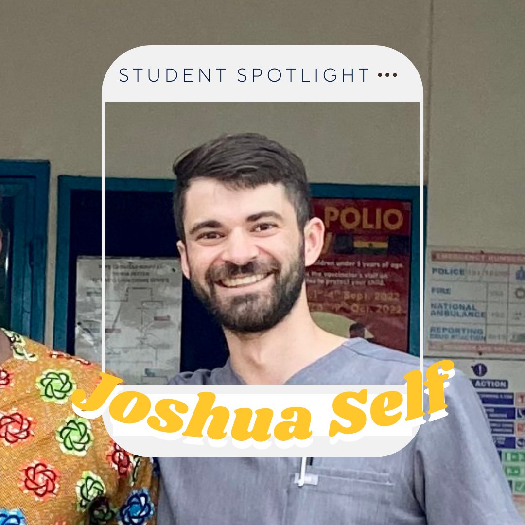 ETSUstudyabroad's tweet photo. We've got another great student spotlight for you: Joshua Self is a QCOM student who studied abroad at Hope Christian Hospital in Gomoa Fetteh, Ghana. Practicing medicine in a different setting helped him gain a better understanding of his field! #etsustudyabroad https://t.co/znvflRhVGZ
