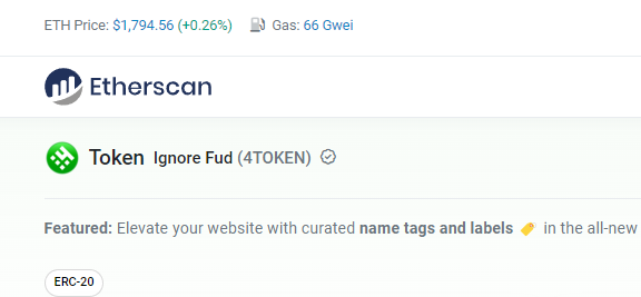 Thanks <a href="/etherscan/">etherscan.eth</a>  for updating our #4TOKEN on #ETH Blockchain

etherscan.io/token/0x8db4be…

🎉To celebrate we are giving away 200k $4TOKEN 

✅Quote Retweet w/ #4TOKEN 
✅Tag 3 friends

🏆1 Winner 
⏰Ends in 24hrs

#4TOKEN #ETH #memecoin
