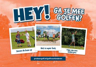 Nieuw: Probeer Golf voor kinderen! Clubs kunnen kinderen bij elkaar brengen door gratis kennismakingsaanbod voor jeugd toe te voegen op Probeer Golf voor kinderen. Honderden kennismakingslessen staan al ingepland. Meer weten? Klik op de link.
bit.ly/3MpD8aj