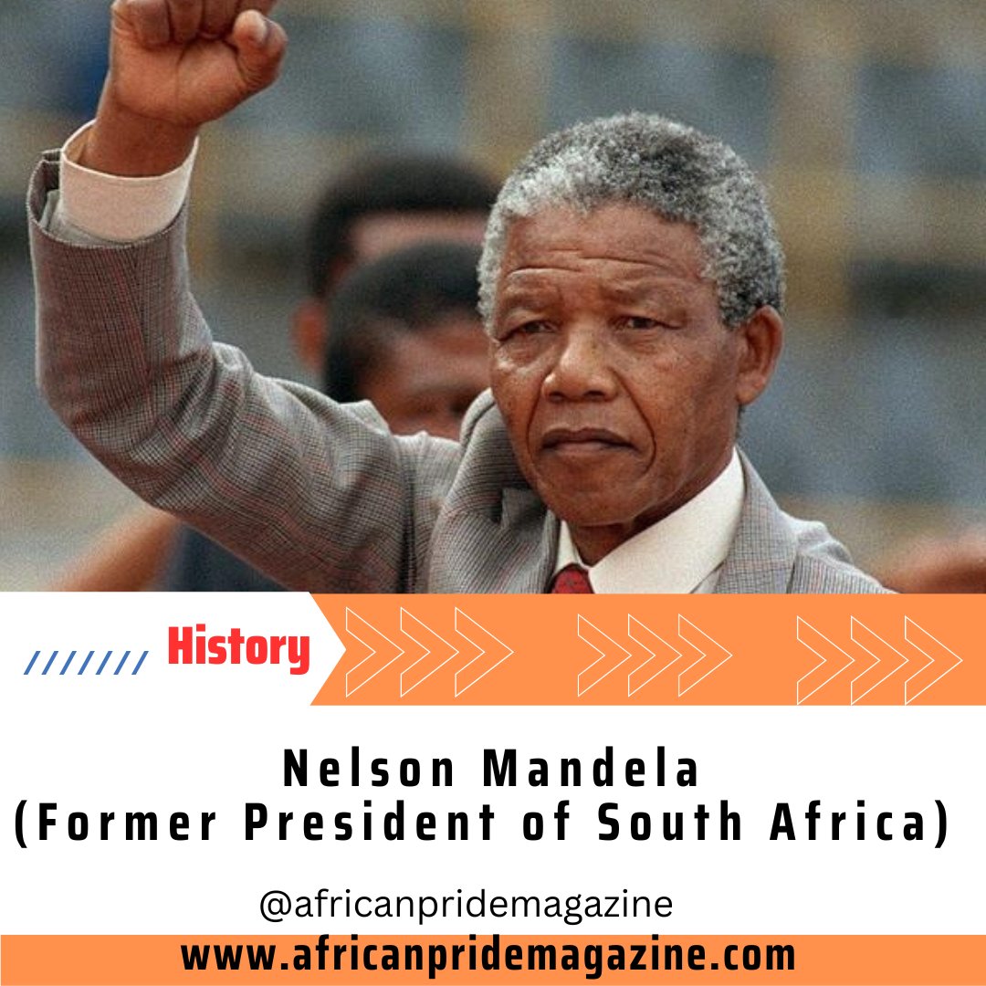 History- Nelson Mandela (Former President of South Africa) Nelson Rolihlahla Mandela (1918-2013) was a prominent South African anti-aparthe... africanpridemagazine.com/blog/history-n… 

#History #Africa #Africanpride #Africanpridemagazine #AfricanPridemagazinefan #Africanprideradi...
