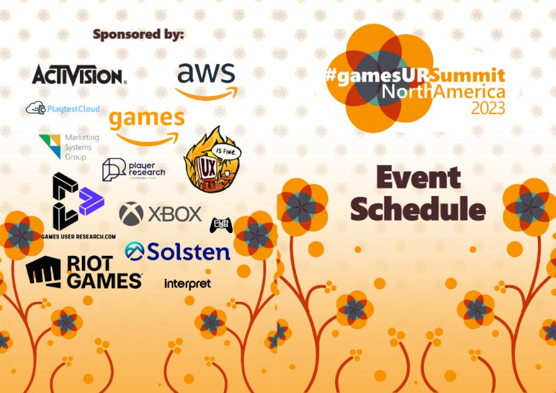 uxisfine's tweet image. We are PROUD sponsors of the #gamesur Summit.

Check out the fantastic program (link in the thread) and a big thanks to all the presenters for putting in the time and effort to make it a premier annual event for GRUXers around the world.

#gameux #gamedev #uxresearch #ux