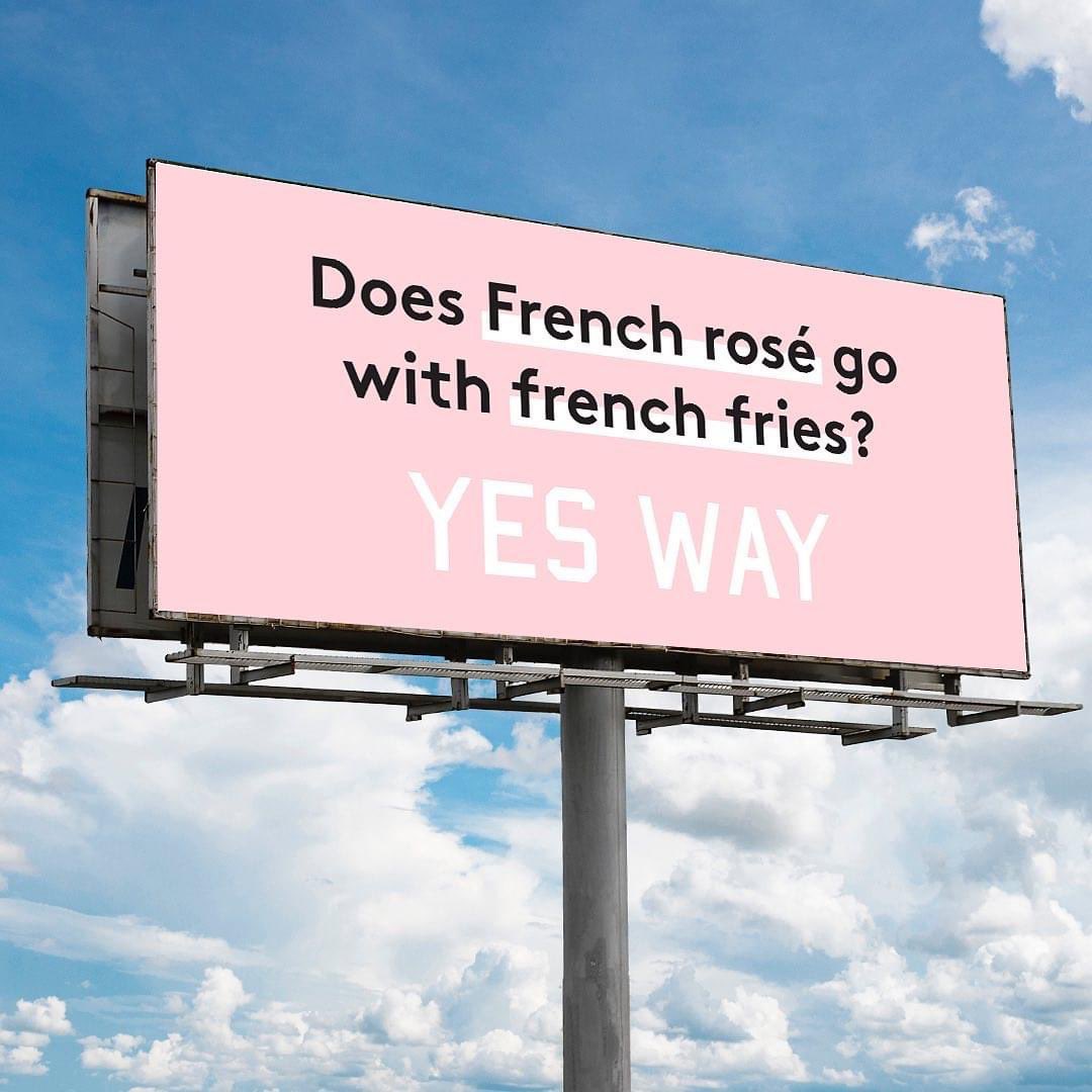 #NationalWineDay #frenchwine and #frenchfries go so well together! #roseallday @YesWayRose @FrenchmanspubR
