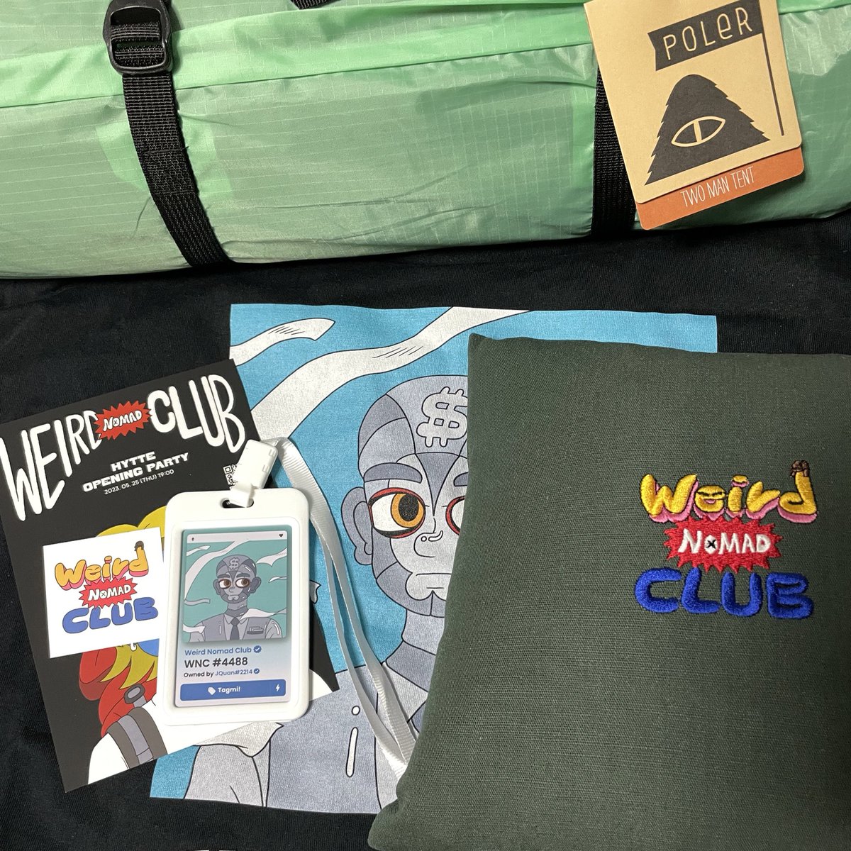 Marting55305594's tweet photo. Weird Nomad Club X WhyOut
여행과 모험을 좋아하는 사람들이 모인 HYTTE 오프닝 파티 🍔🍻

@WeirdNomadClub @yongoh_kim #WNC #HYTTE #WHYOUT #BLOCORE https://t.co/F6HmhDlZmH