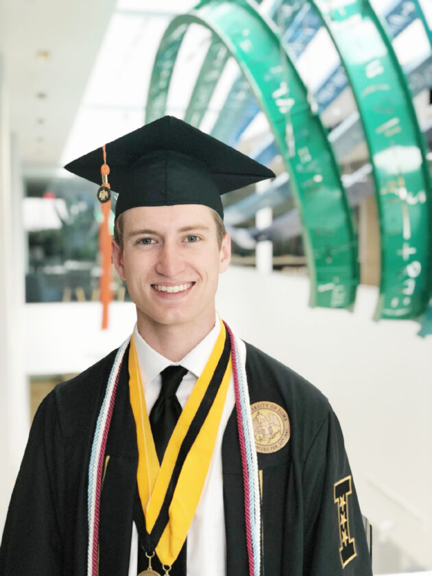 ByEricPratt's tweet photo. 2019 @FDCSD graduate Anthony Wagner was the commencement speaker for the @UIowaEngr graduation ceremony. Wagner earned his degree with an overall GPA of 4.20. "I think what I took away most from my time at FDSH was confidence in my ability to be a leader." https://t.co/n1yVUbklWr https://t.co/GOHMbc3vdd