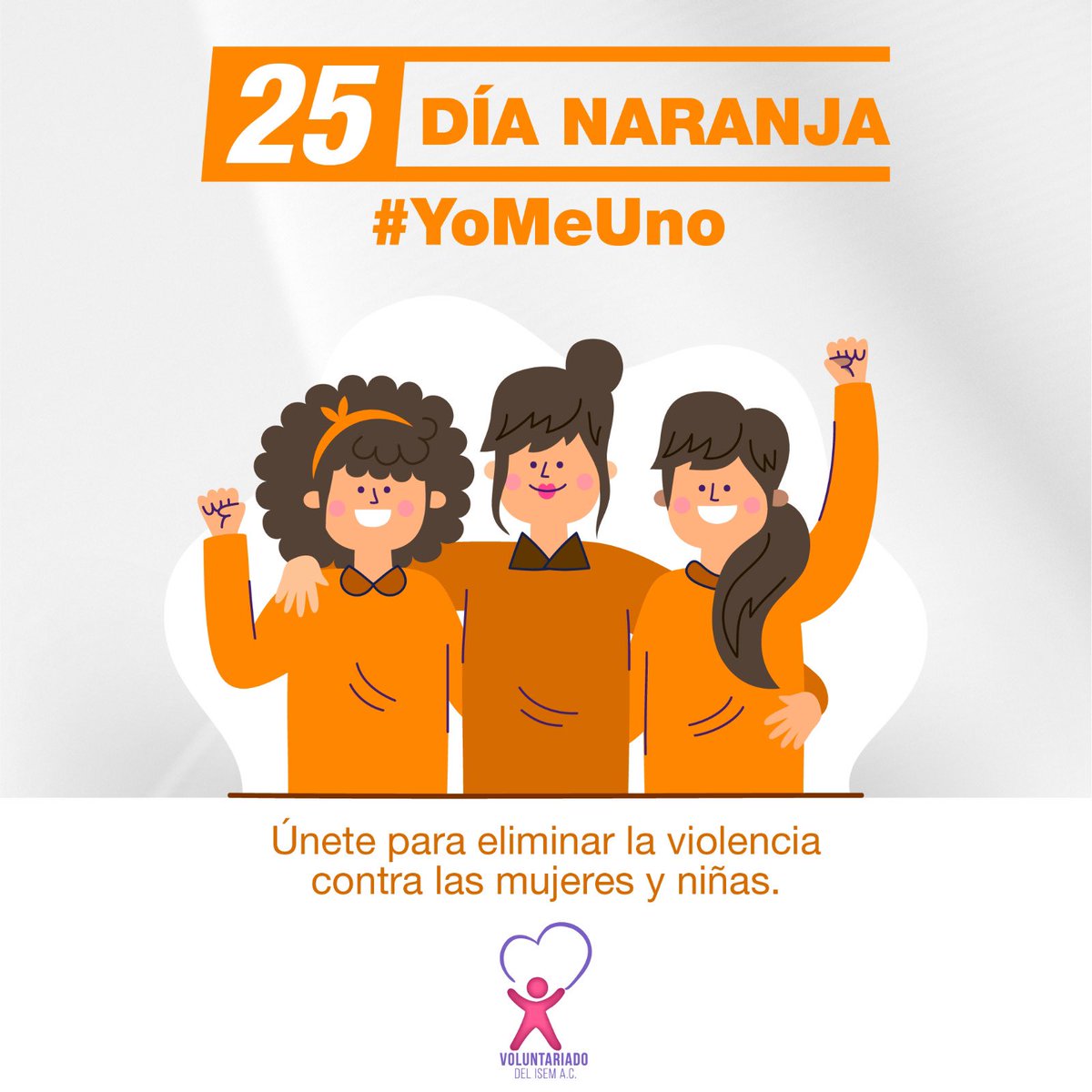 El #DíaNaranja es un llamado a la acción para poner fin a la violencia en contra de mujeres y niñas. 🧡